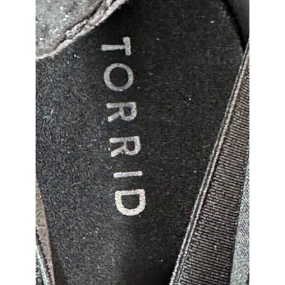 Torrid Womens shoes 8.5WW Black Gladiator Stretch Sandals Pre-Owned - Picture 5 of 16